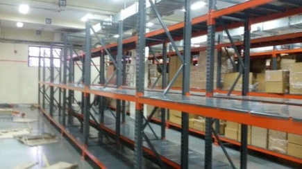 Warehouses Gray Storage Rack